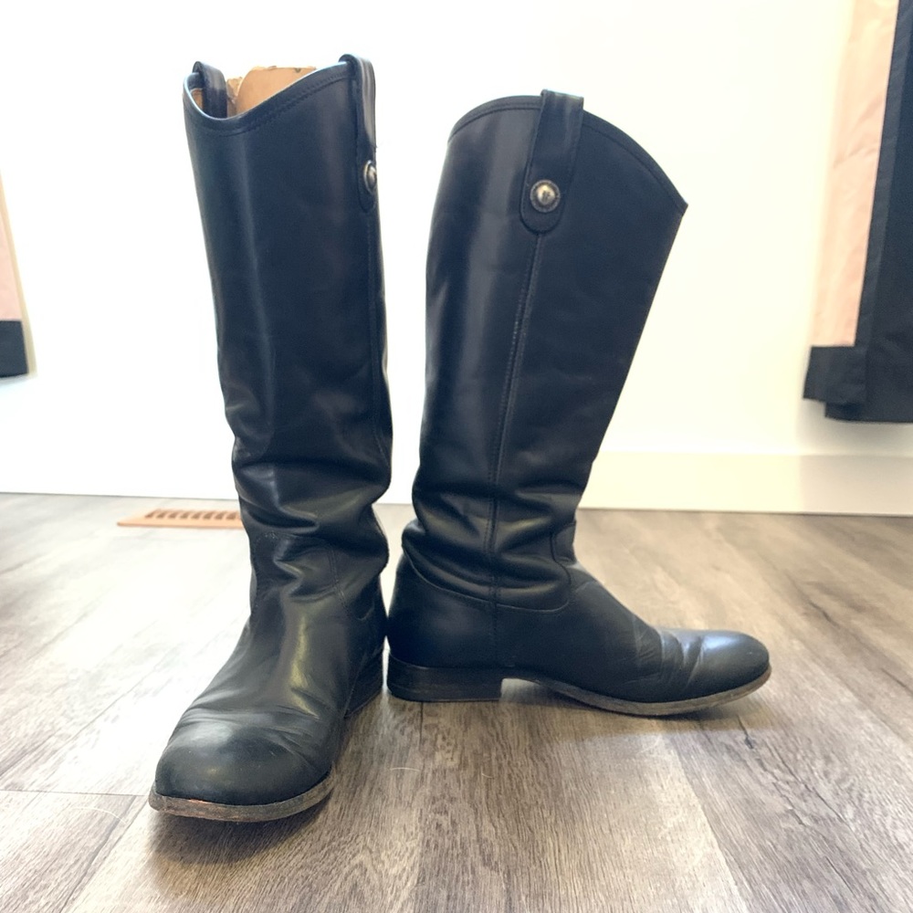 Frye Melissa Tall Lug Boots - Picture 1 of 4